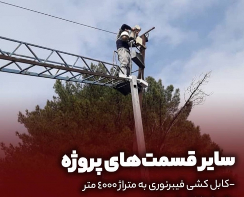 پروژه شبکه کامپیوتری و سیستم نظارت تصویری